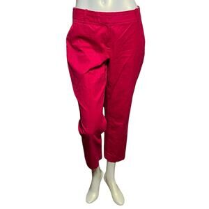 Talbots Curvy Fit Pink Cotton Spandex Pants Size 4